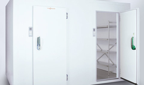 Kombi-Kühlzelle grau